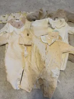 新生児用ロンパース6点セット　50〜60cm