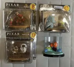 Happyくじ PIXAR シーンフィギュア B賞、C賞、D賞、E賞 4種セット