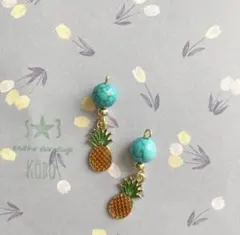 No.38ハンドメイド　イヤリング　くだもの 子供用