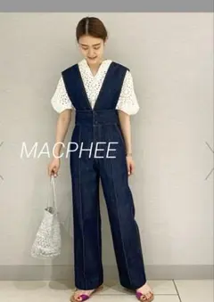 MACPHEE トゥモローランド コットンデニム 2-wayコンビネゾンのサムネイル