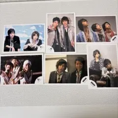 嵐 公式写真 6枚セット 混合 嵐ロゴ 旧ロゴ 大野智 櫻井翔 二宮和也 松本潤