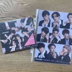 SnowMan KISSIN' MY LIPS 初回盤A クリアファイル付