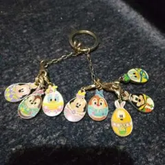 【希少】ディズニー★イースターエッグデザイン キーホルダー 8個セット