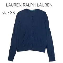 【sizeXS】 LAUREN RALPH LAUREN カーディガン　ネイビー