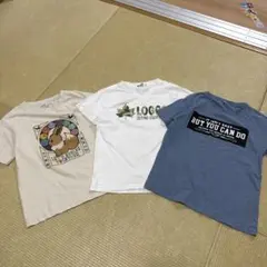 140 半袖Tシャツ3枚セット　まとめ売り　イーブイ　ポケモンユニクロ野球