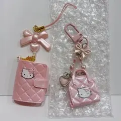ハローキティーシークレットキーホルダー　ミニチュアキルト