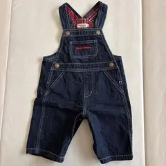 miki HOUSE デニムオーバーオール 90