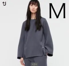 UNIQLO ＋Jグレー クルーネック トップス　Ｍ