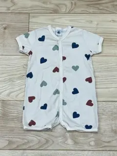 ハート柄ロンパース 12ヶ月　74cm プチバトー