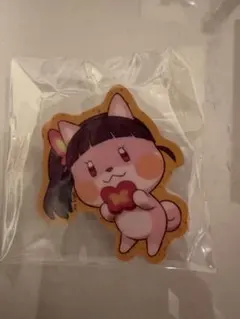 鬼滅の刃　バレンタイン2026 アニマルクッキーバッジ　栗花落カナヲ