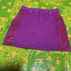 【超美品】ADIDASゴルフ冬用裏起毛スカート サイズＭ(アンダー無し)