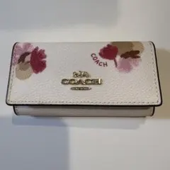 COACH コーチ キーケース 花柄