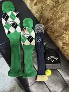 Callaway キャロウェイゴルフヘッドカバー 3個セットおまけ付き