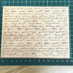 Stampabilities 背景用 ラバースタンプ スクリプト 筆記体 大