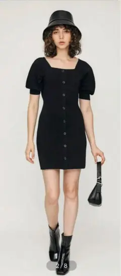 SLY フロントボタンミニワンピース