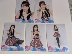 田中沙友利 AKB48 19期生昇格記念LIVE ランダム生写真 5種コンプ