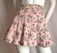 新品】春コーデ 花柄スカート ピンク ミニスカート ガーリー　y2k