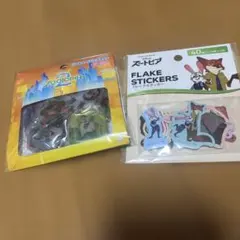 ディズニーズートピア2 ぷっくり　フレークステッカーたち