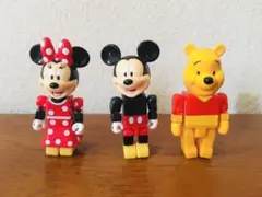 レゴ　ディズニー　キーホルダー　フィギュア　ミッキーマウス　ミニー　プー　レトロ