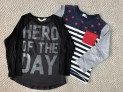 H&M /ブランシェス　キッズロンT ２枚セット