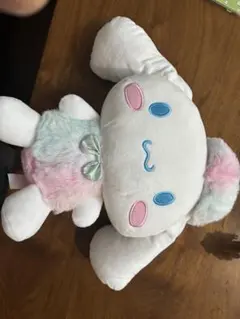 シナモン、シナモロールサンリオ新品未使用ぬいぐるみ ホワイト ピンク