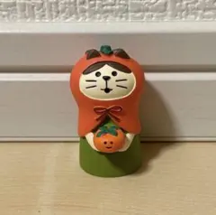 デコレ　コンコンブル　ねこずきん　柿