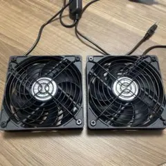 USB接続 PC用ファン 2個セット　植物ファン