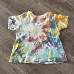 キッズ　Tシャツ ユニクロ　タイダイ染め