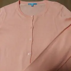 UNIQLO クルーネックカーディガン オレンジ L