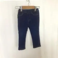 キッズ デニム風パンツ 80サイズ ストレッチ素材　収縮性あり