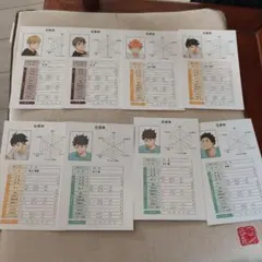 ハイキュー 体力測定 アニメイトフェア 購入特典 ポストカード 及川 宮侑 宮治