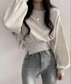 グレー スウェット JP-S(S)