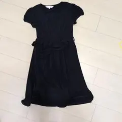 マタニティ　授乳用 ワンピース ブラックのサムネイル