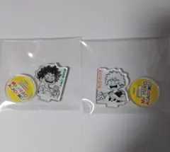ヒロアカ アクリルminiフィギュア 原作 アクスタ 緑谷出久 爆豪勝己