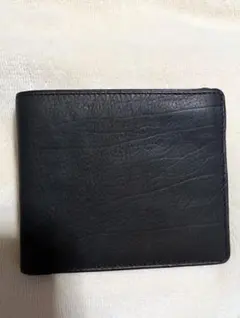 新品未使用タグ付　レザー　牛革　ソフト　カーフ　本革　財布　二つ折り　キソラのサムネイル