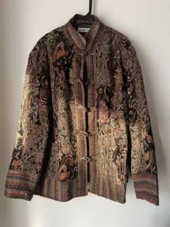 入手困難 90s WHITE STAG ゴブラン チャイナジャケット S