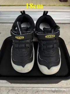 keen ノッチピーク　キッズスニーカー　18cm（ブラック）