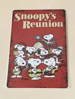 スヌーピー PEANUTS ブリキ看板 インテリア