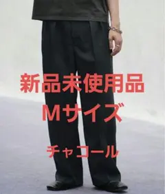SEMI WIDE STRAIGHT WOOLY SLACKS Mサイズ