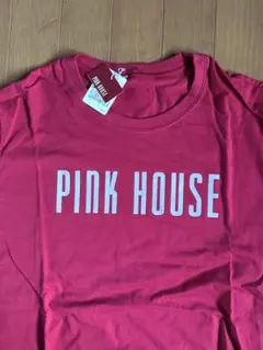 PINK HOUSE ロゴプリント 半袖Tシャツ ピンク　日本製のサムネイル