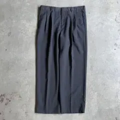 90s ARMANI COLLEZIONI ワイドストレートスラックス グレー - メルカリ