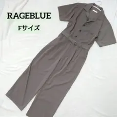 【美品】RAGEBLUEレイジブルー ジャンプスーツ オールインワン Fサイズのサムネイル