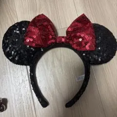 Disney ミニーちゃんカチューシャ　スパンコール