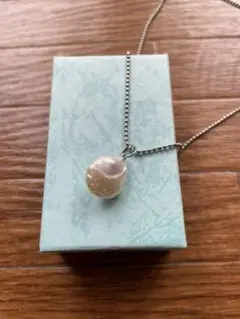 バロックパール☆コインパール☆ステンレスネックレス