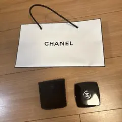 CHANEL 四角形ミラー ブラック