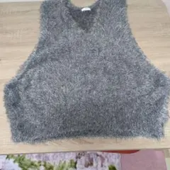 tmm 様　専用 グレー Vネック ノースリーブ ベスト