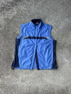 00s NIKE ベスト ポリ ナイキ テック 古着 ダブルジップ