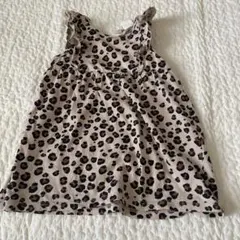 H&M ベビー ワンピース レオパード柄 74cm