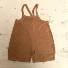 organic zoo terry gold dungarees ダンガリー