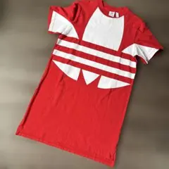 アディダスオリジナルス レッド Tシャツワンピース OT